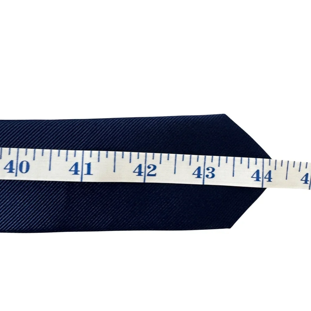Crewcuts J.Crew Boys Necktie 100% Silk Navy Blue Twill Formal Wedding Tie 42